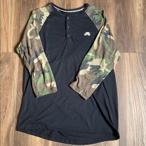 Nike SB Dri-Fit Baseball Tee 3/4 sleeve